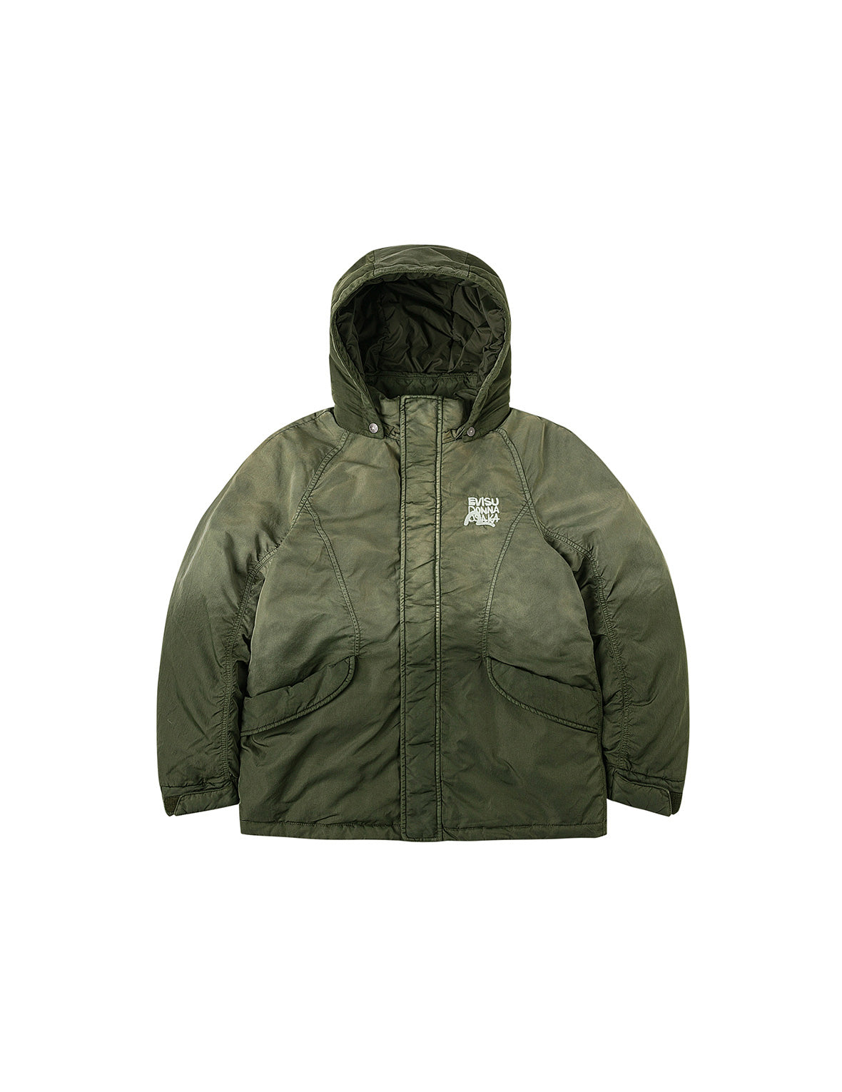 商標和口號刺繡時尚版型外套