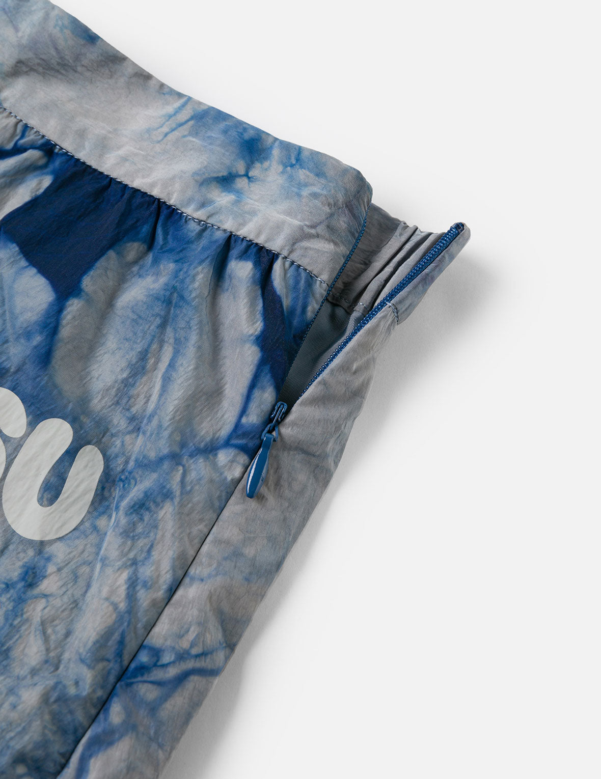 Tie-dye Seagull-inspired Asymmetrical Ruffles Oversized Midi Skirt