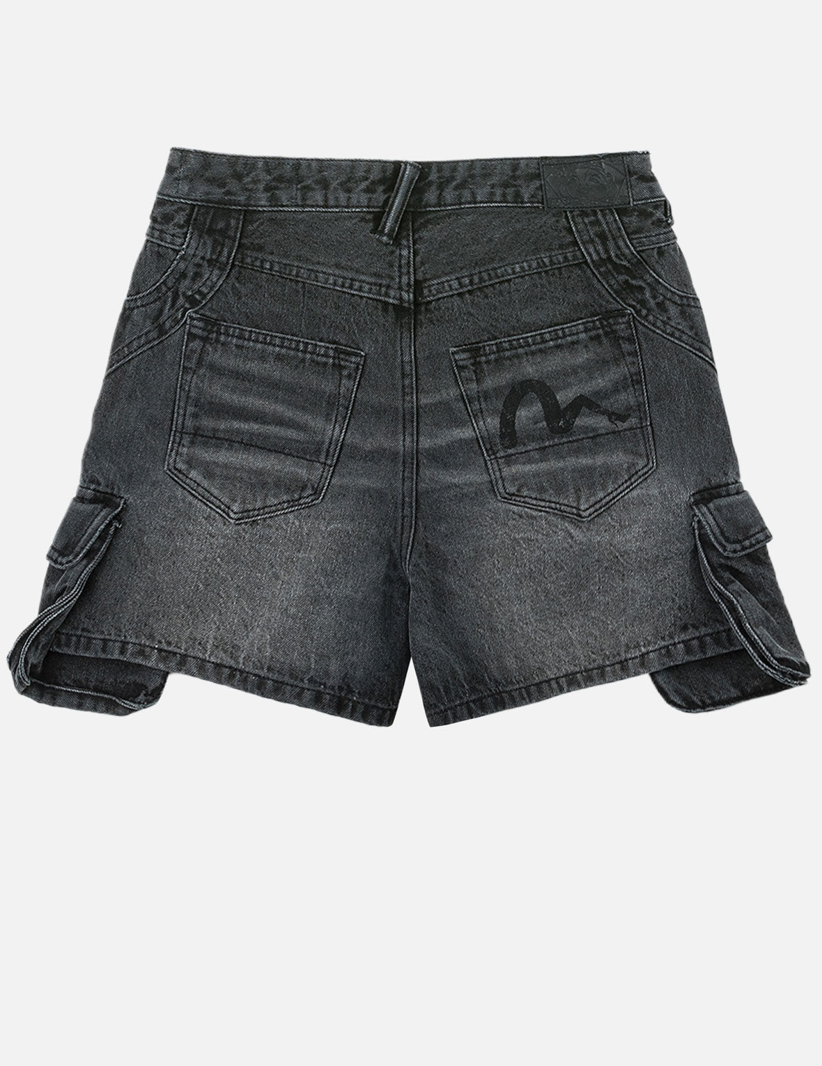 Cargo Pocket Denim Shorts