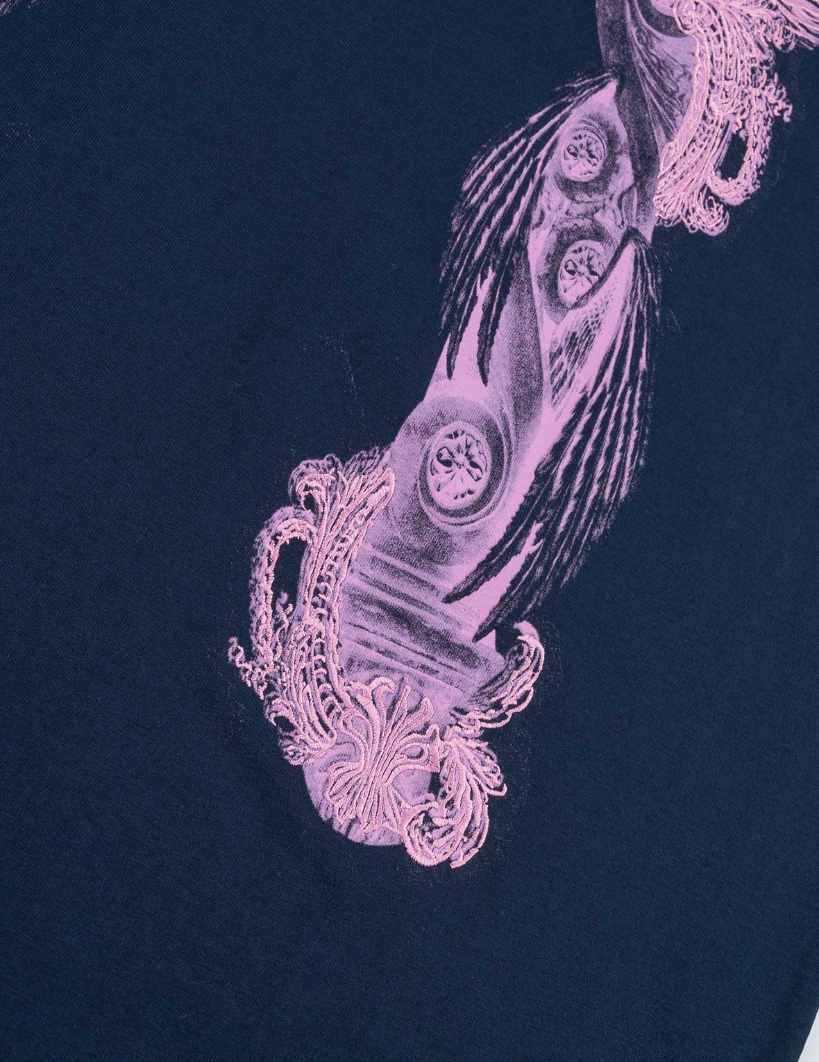 羽翼大M印花刺繡T恤