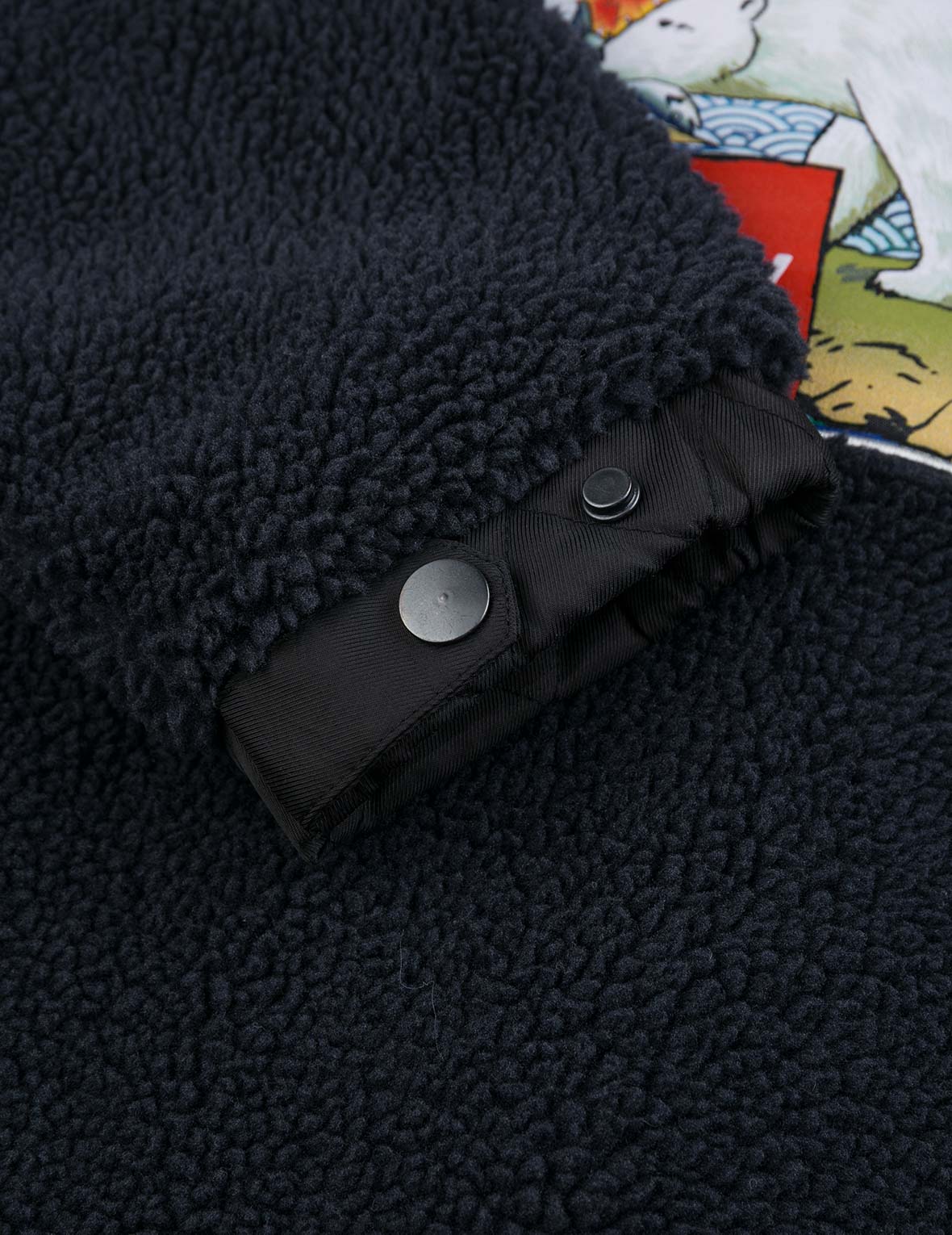 EVISU X MOOSE KNUCKLES 浮世繪羊羔絨外套