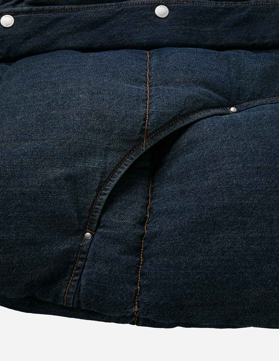 EVISU X MOOSE KNUCKLES 浮世繪牛仔背心羽絨