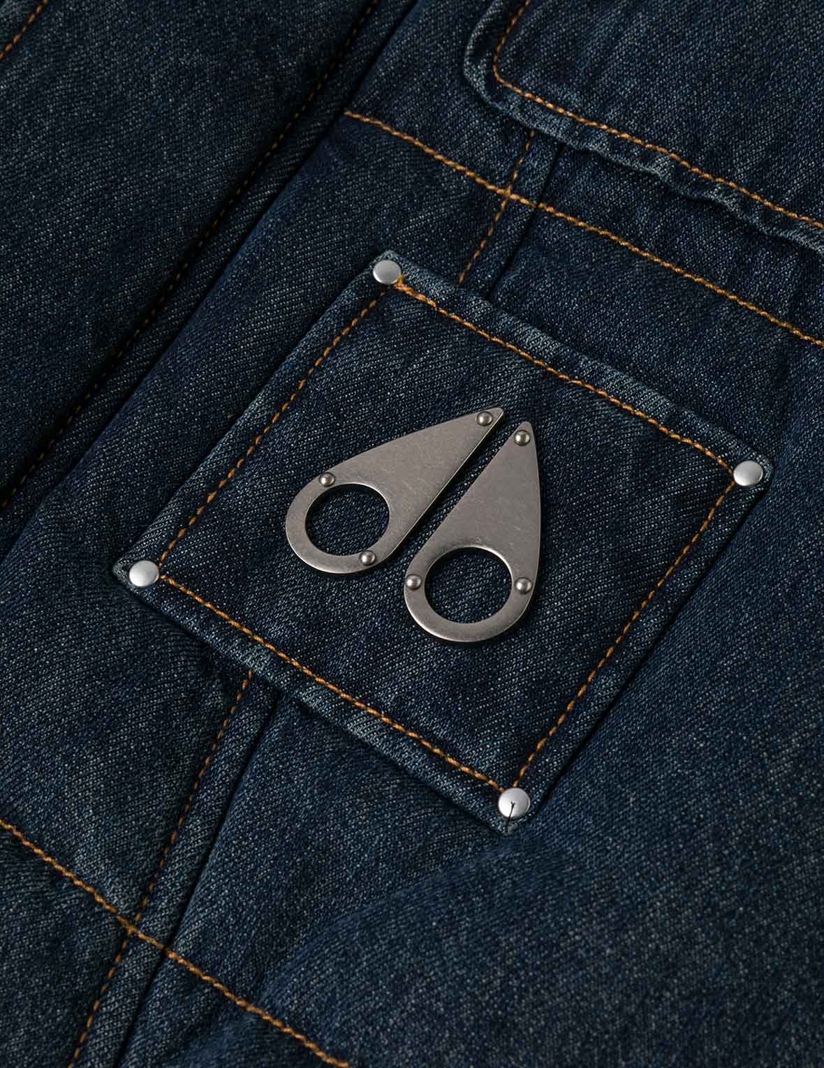 EVISU X MOOSE KNUCKLES 浮世繪牛仔背心羽絨