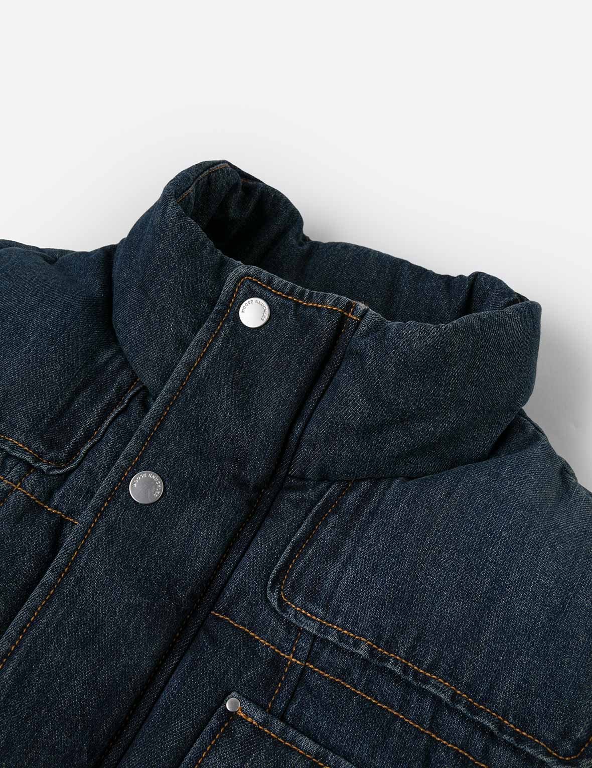 EVISU X MOOSE KNUCKLES 浮世繪牛仔背心羽絨