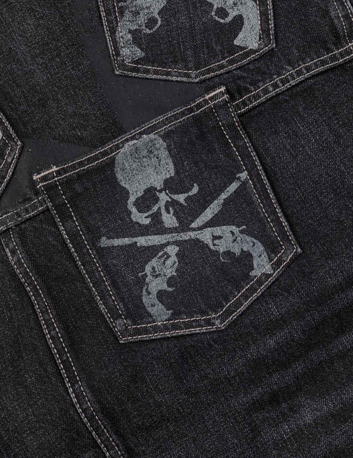 EVISU x mastermind JAPAN x roarguns 水洗多口袋Type II牛仔夾克