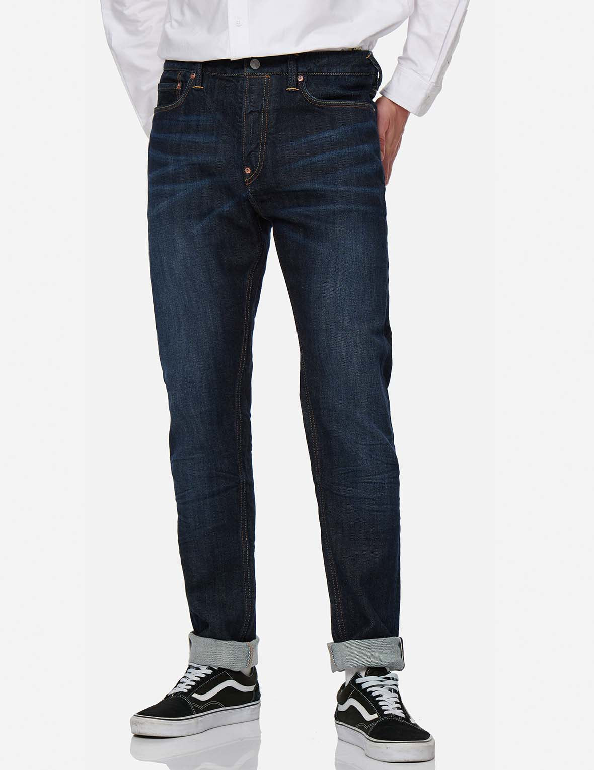 Seagull Pocket Taper Fit Jeans #2017