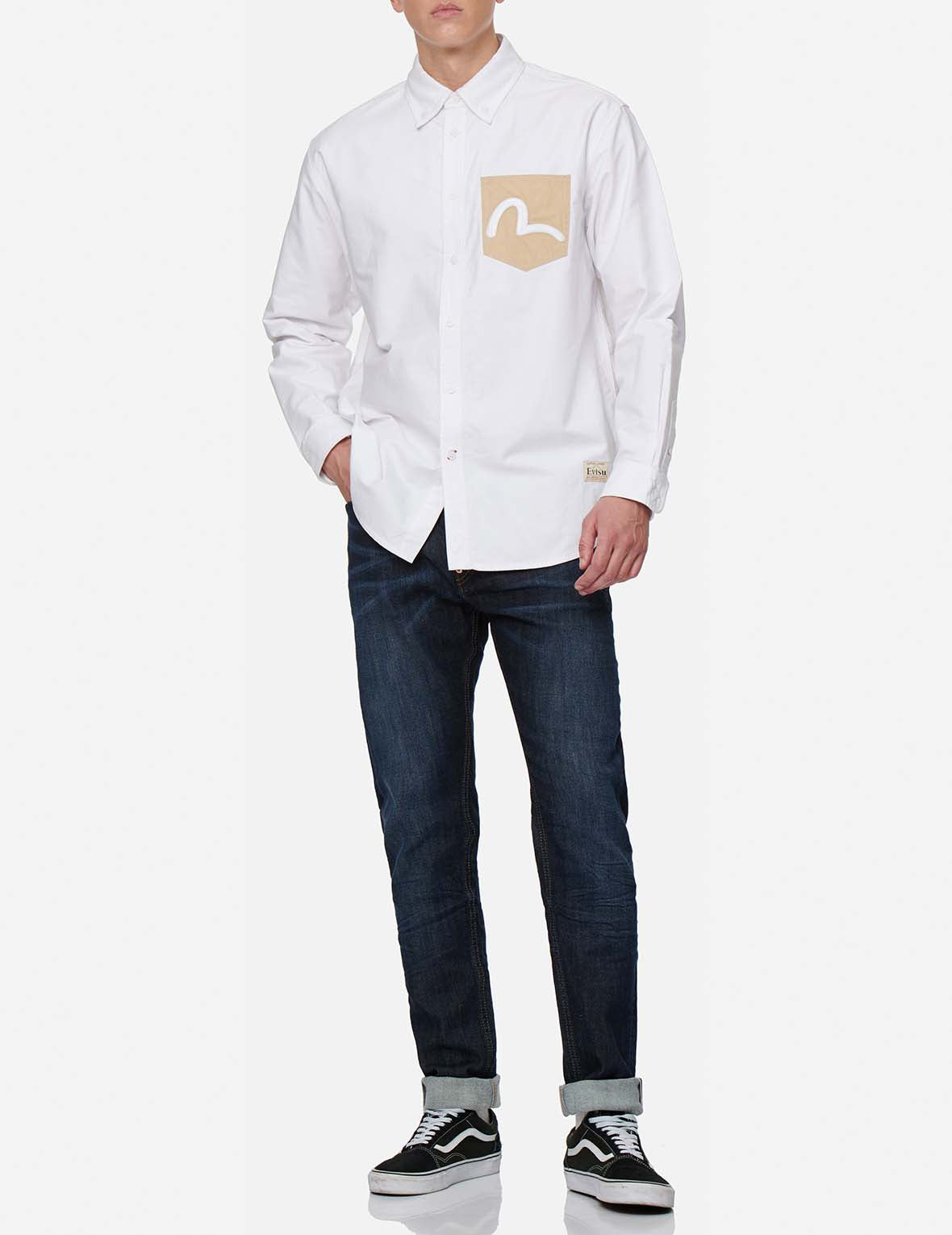 Seagull Pocket Taper Fit Jeans #2017