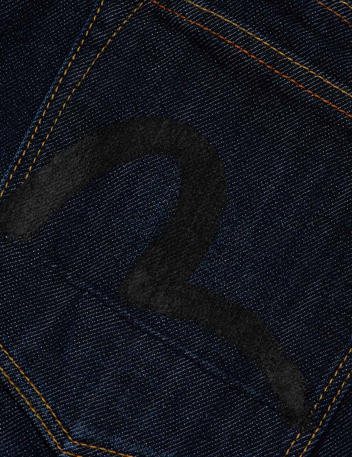 Seagull Pocket Taper Fit Jeans #2017