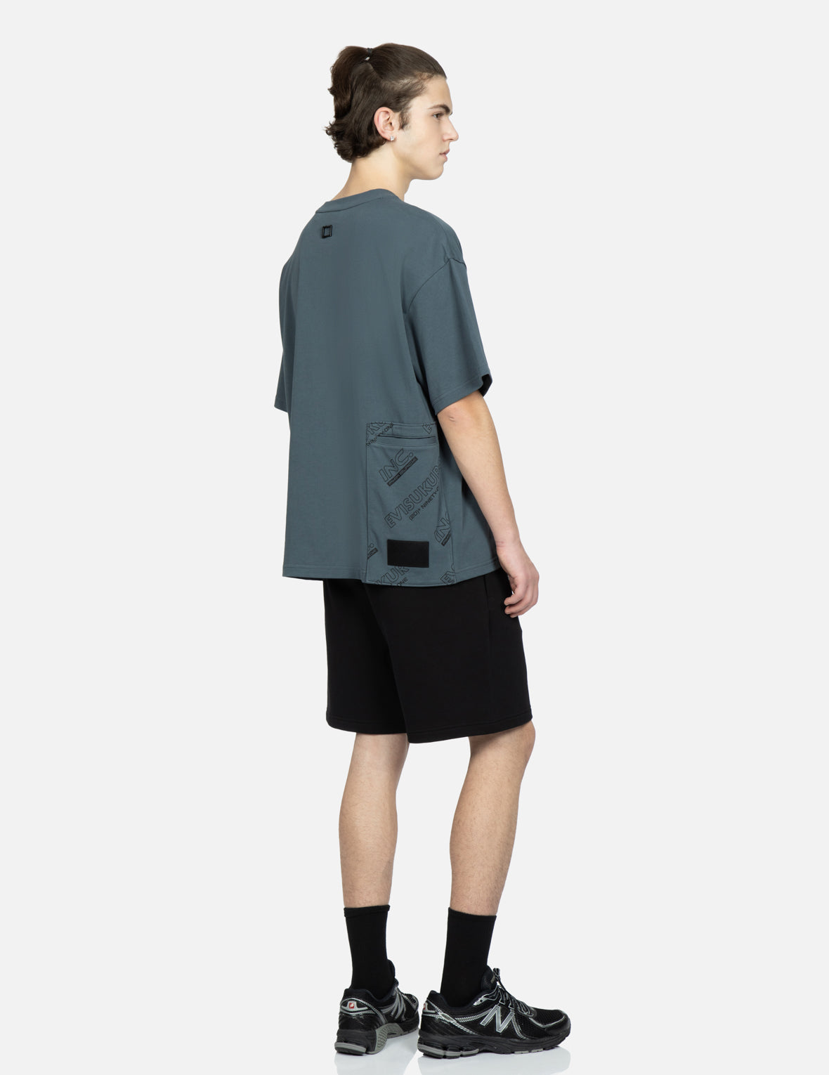 Logo and Seagull Print Sweat Shorts
