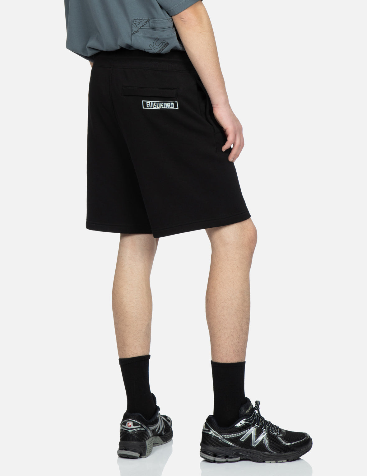 Logo and Seagull Print Sweat Shorts