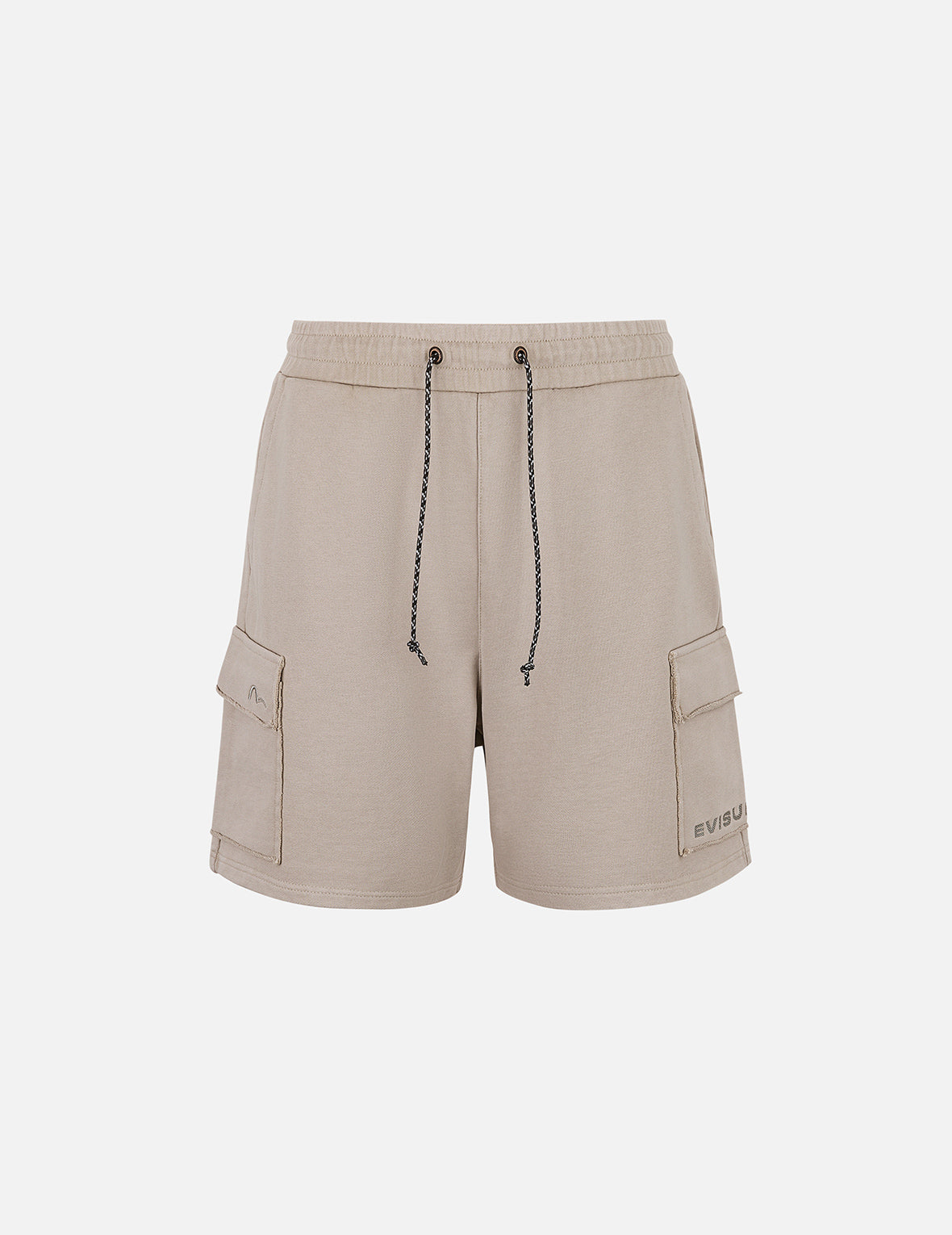 Seagull and Logo Embroidery Relax Fit Sun-Dried Finish Sweatshorts