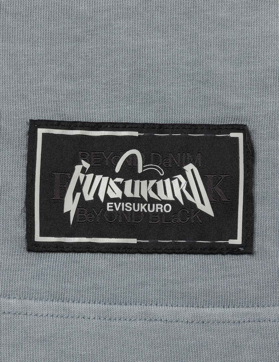 海鷗和商標刺繡超寬版水洗T恤