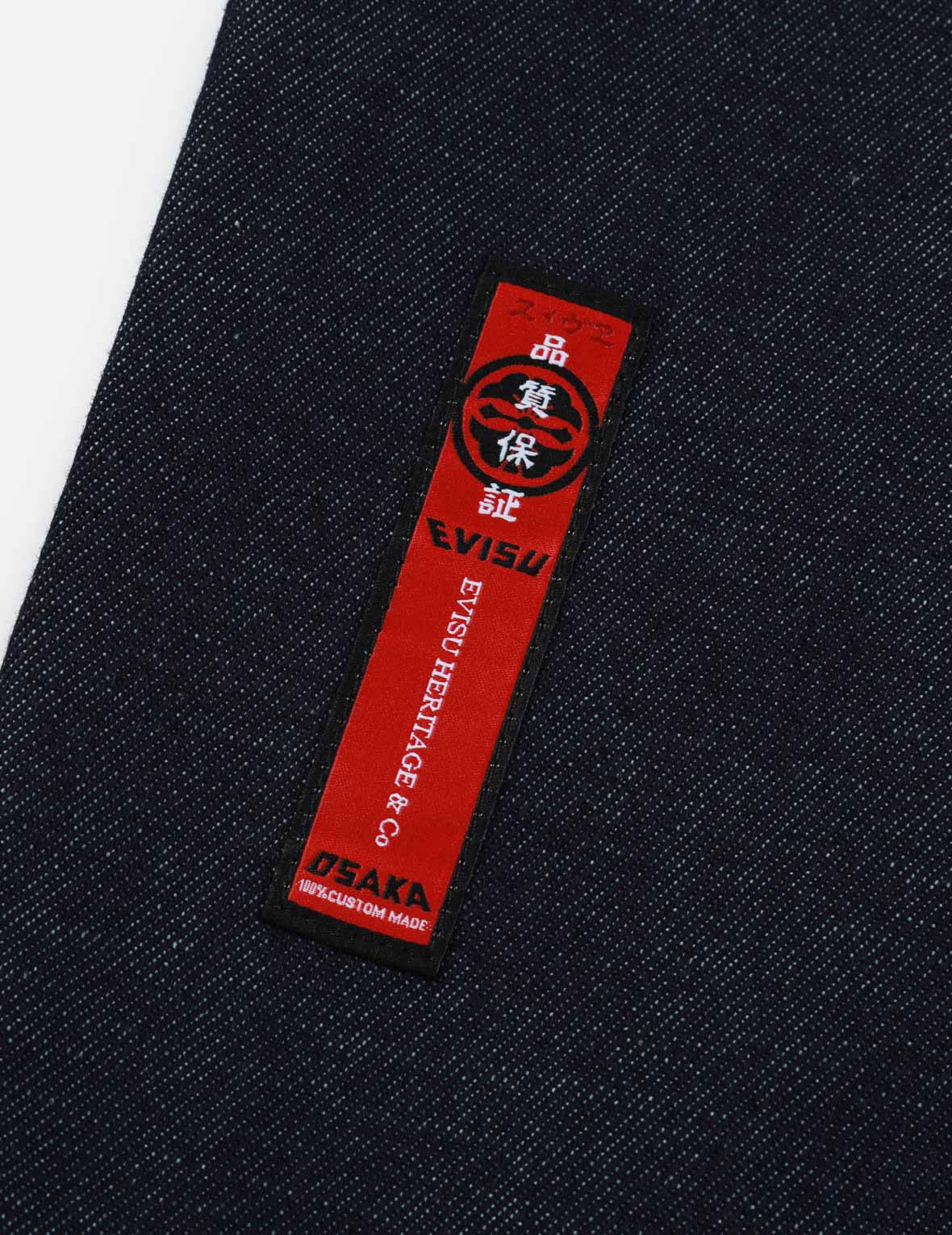 海浪圖案小海鷗刺繡牛仔襯衫外套