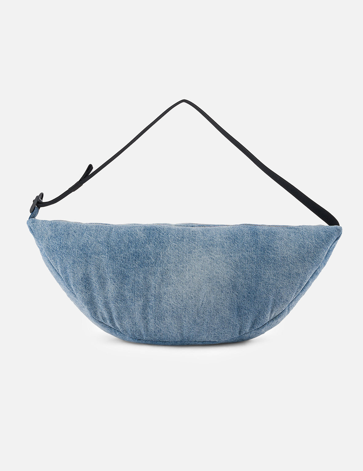 海鷗刺繡牛仔斜背包