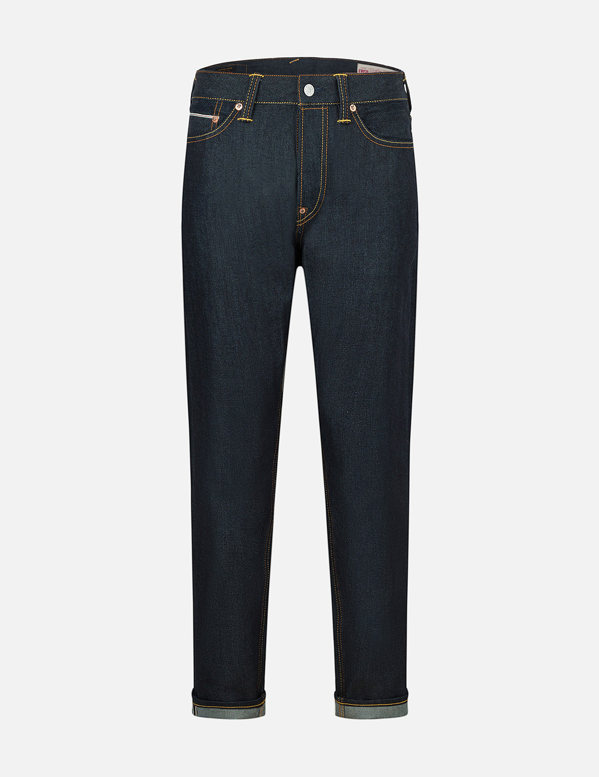 Bold Seagull Print Taper Fit Jeans #2017