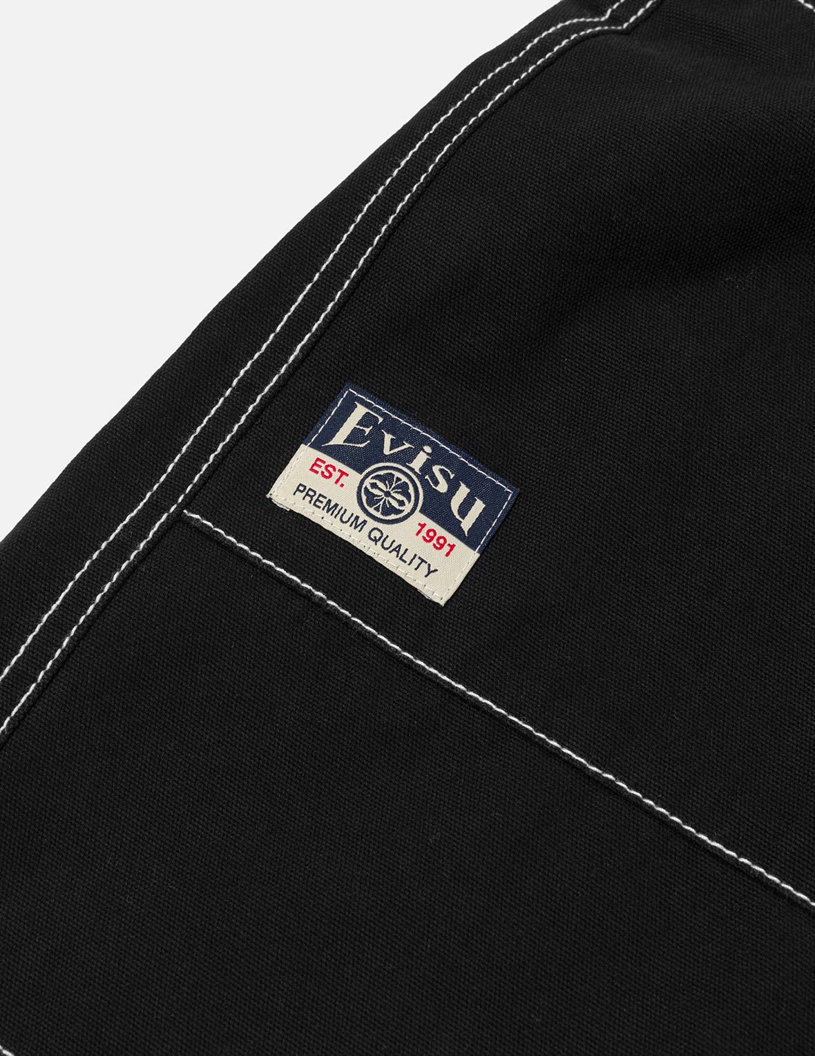 Allover Seagull Print Pocket Oversized Shorts