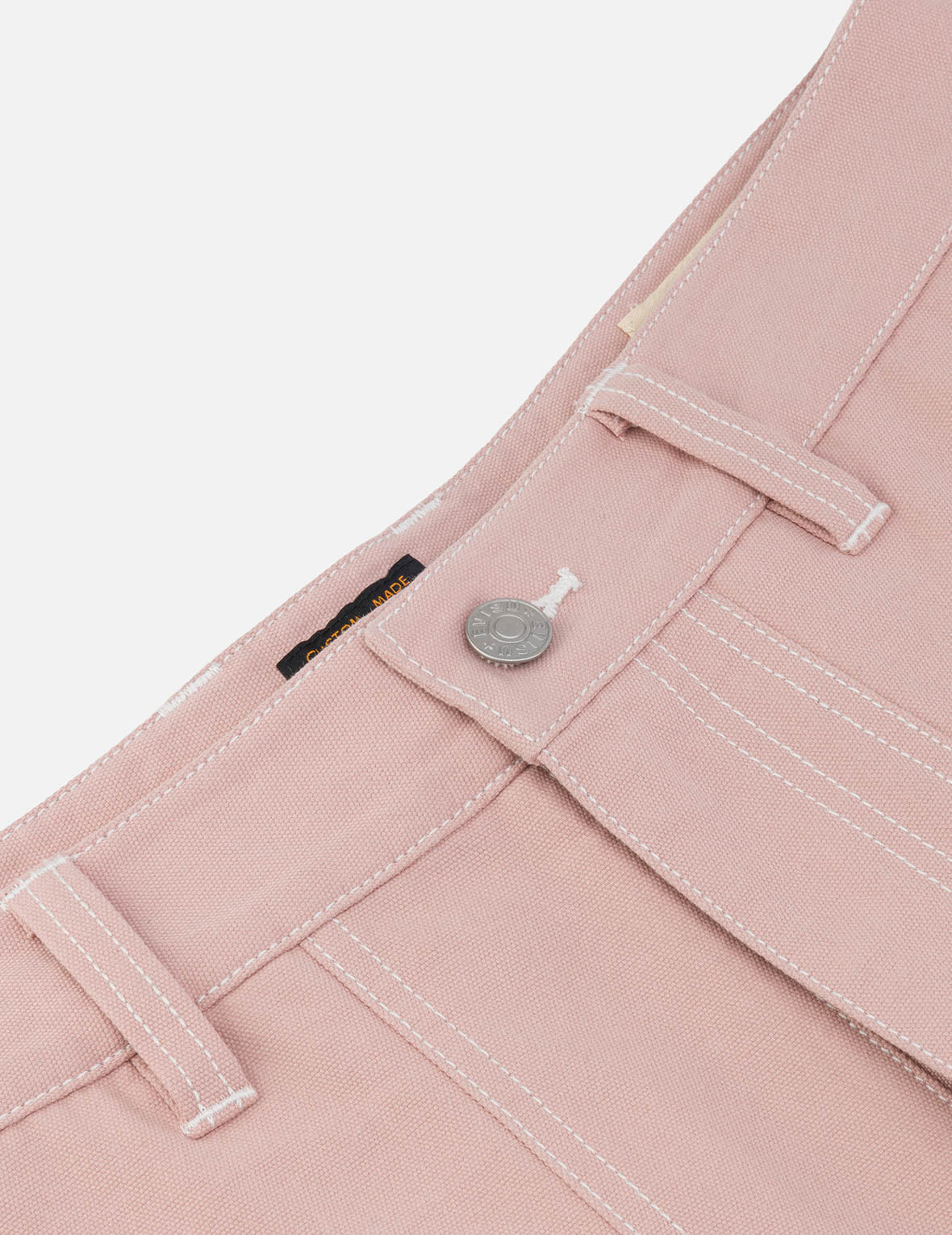 Allover Seagull Print Pocket Oversized Shorts