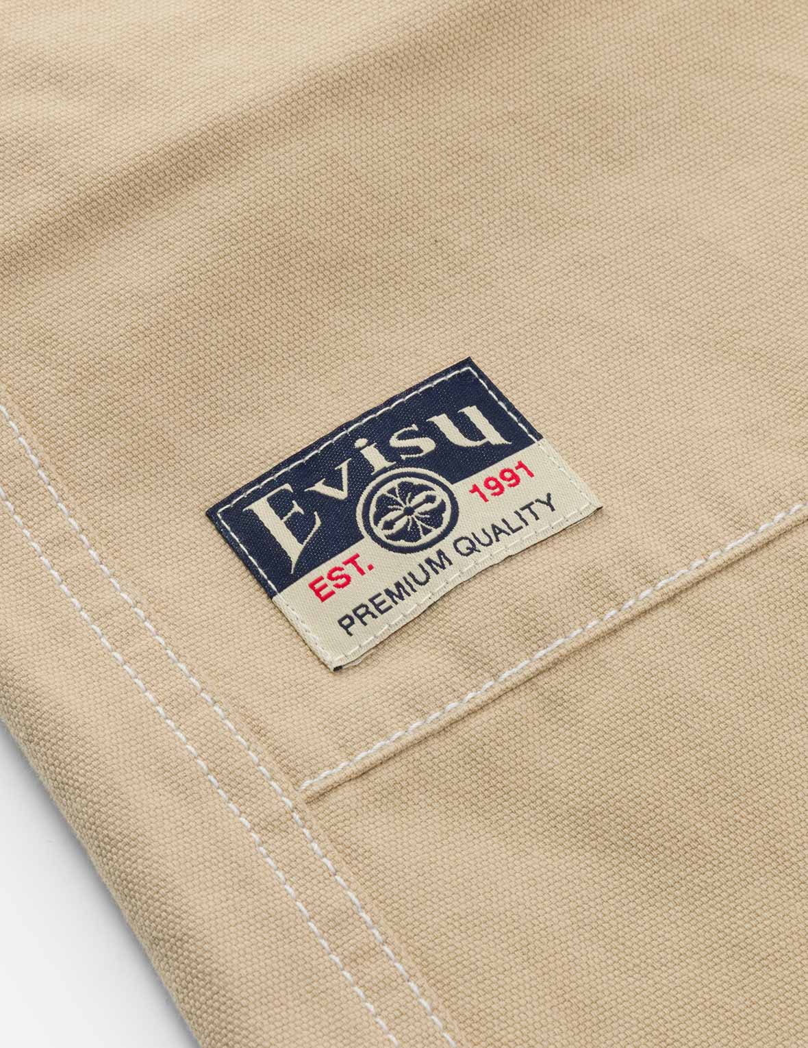 Allover Seagull Print Pocket Oversized Shorts