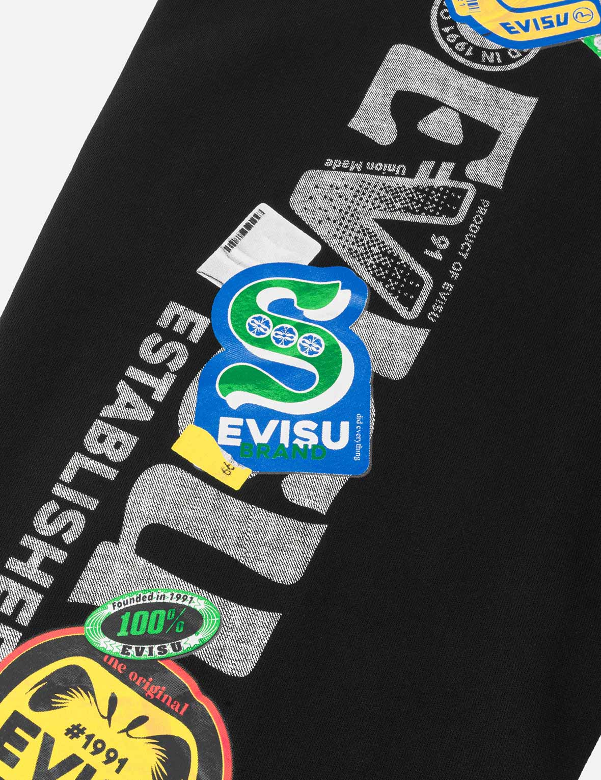 佛頭塗鴉大M印花常規版型運動褲