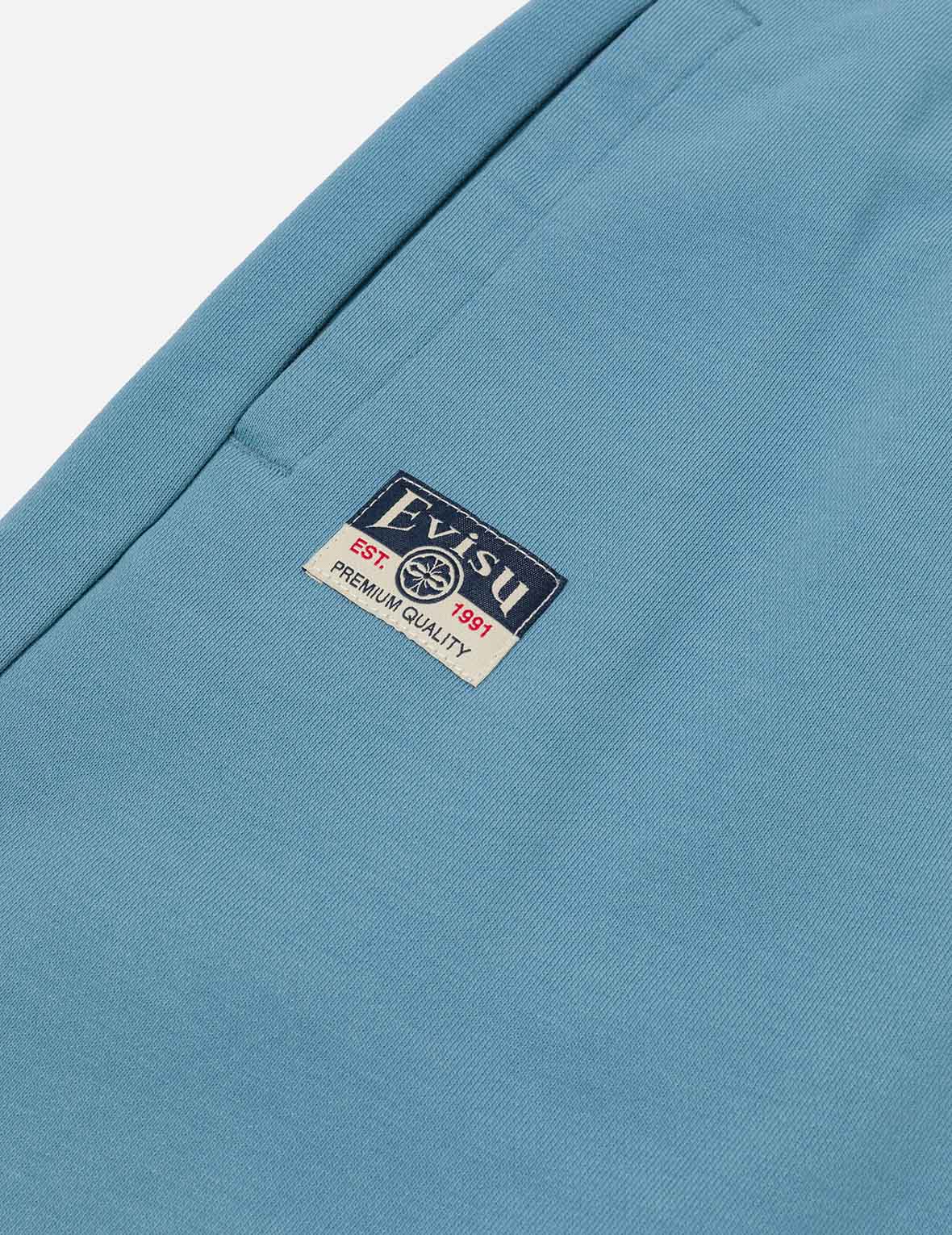 Seagull and EVISU Flag Print Regular Fit Sweatshorts