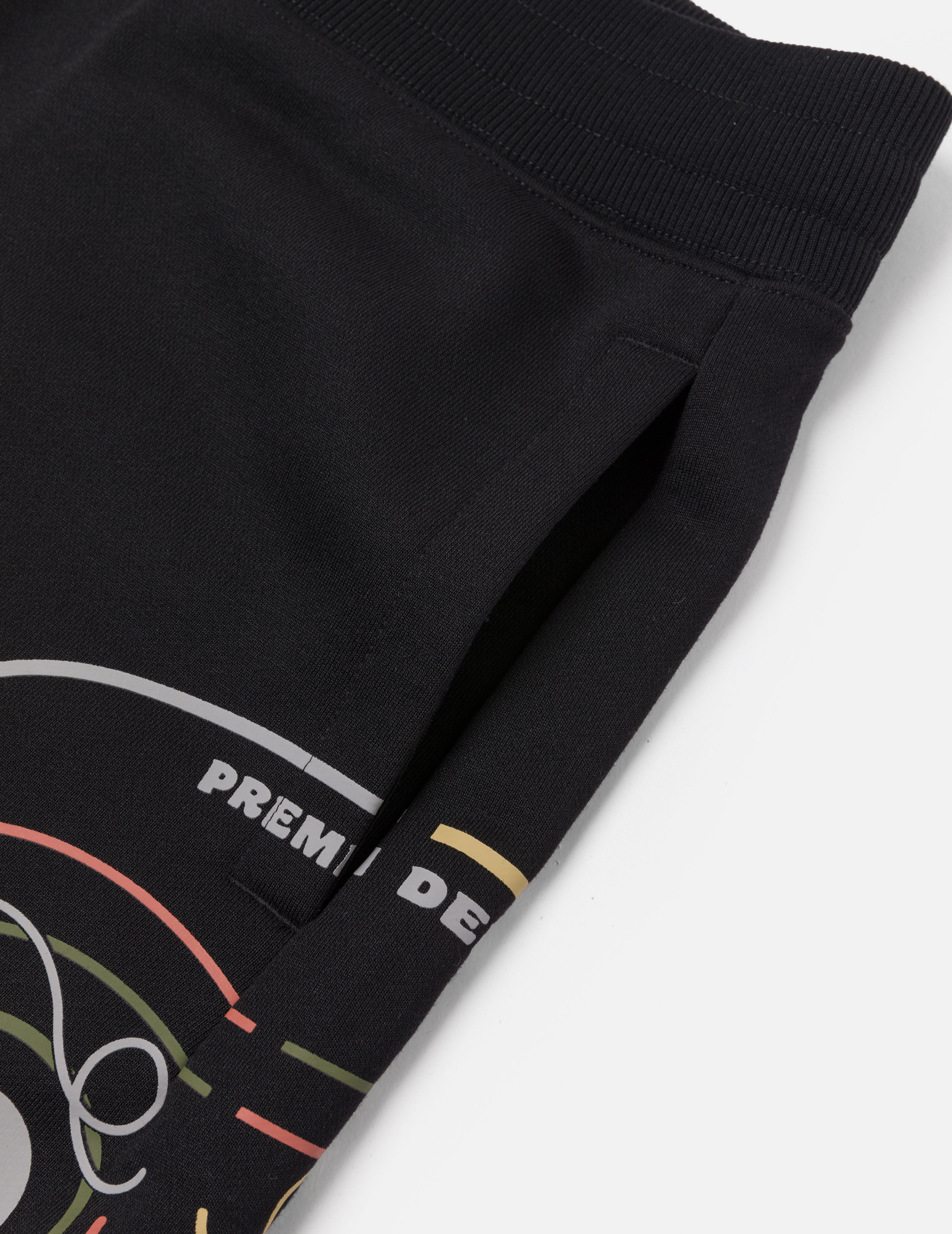 達摩印花常規版型運動短褲