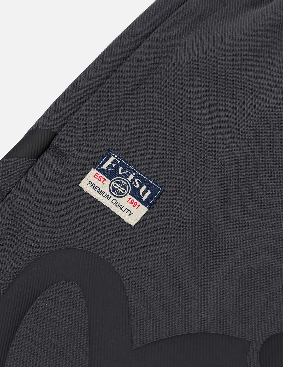 Allover Logo and Seagull Print Regular Fit Sweatshorts