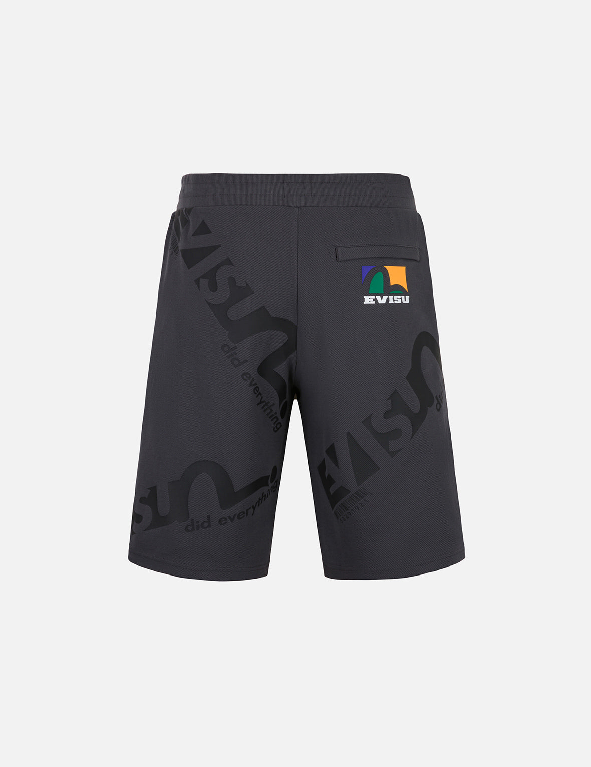 Allover Logo and Seagull Print Regular Fit Sweatshorts