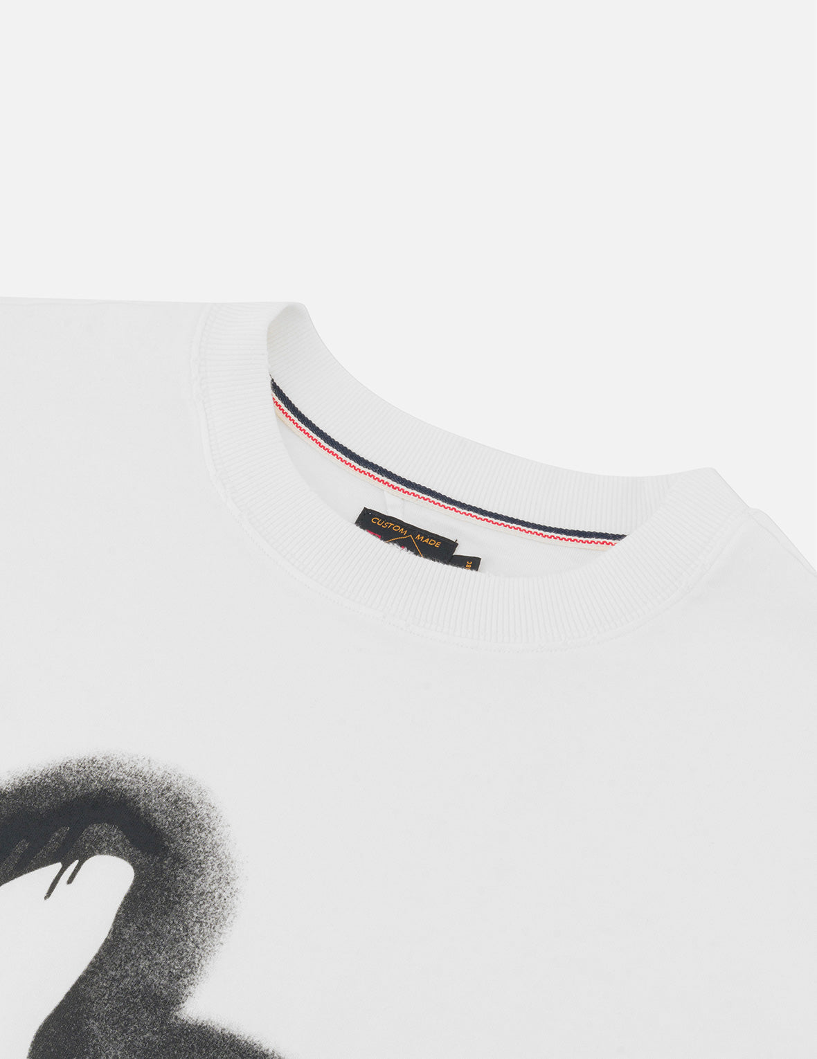 商標及海鷗印花寬版休閒T恤