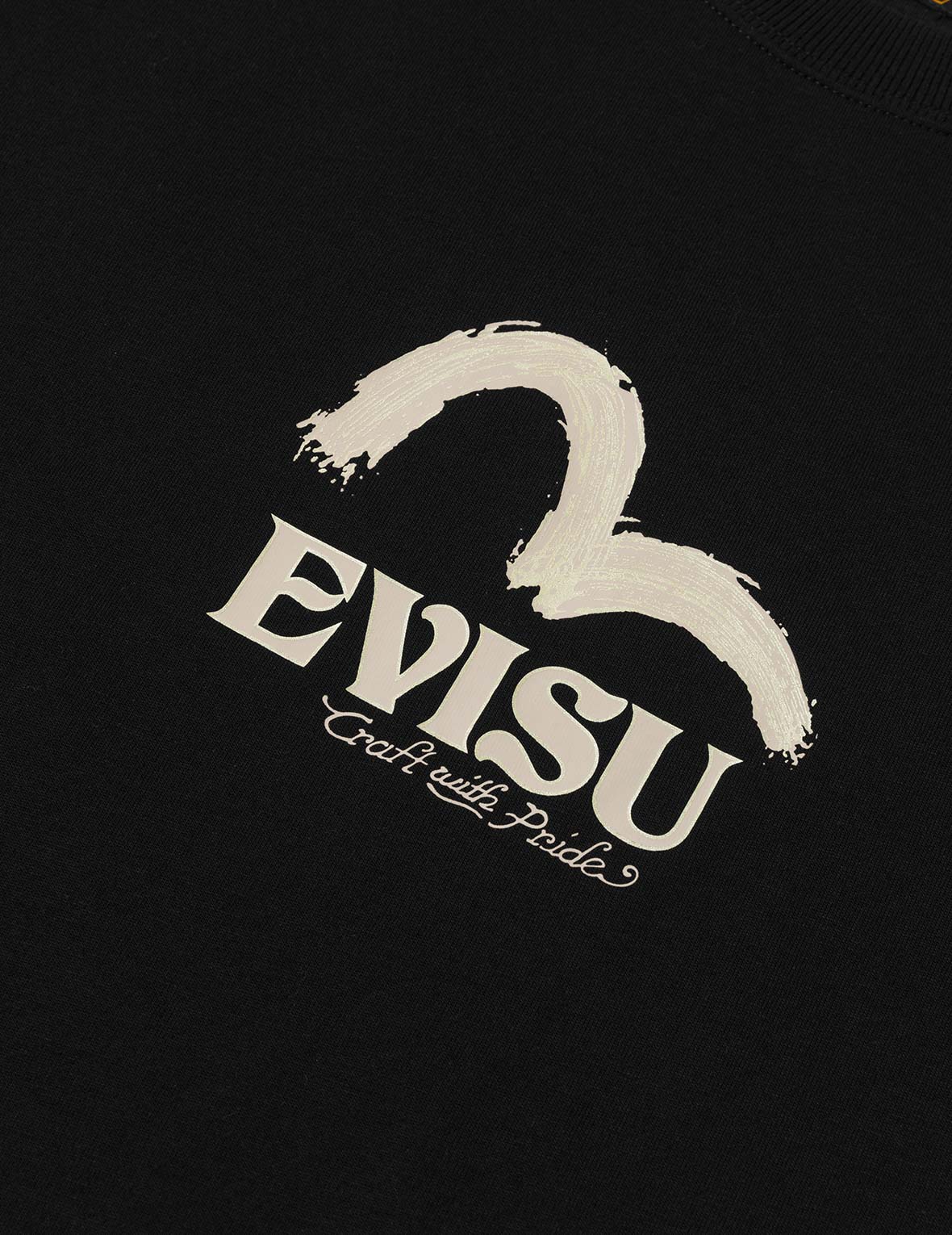 白澤大M印花寬版休閒T恤