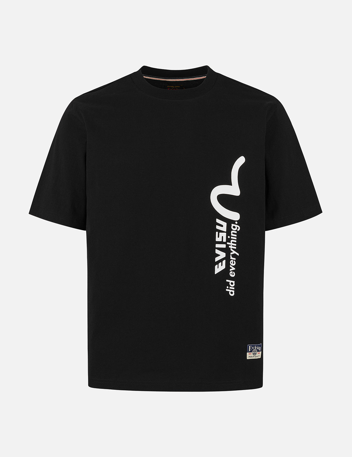 Logo and Slogan Print Regular Fit T-shirt