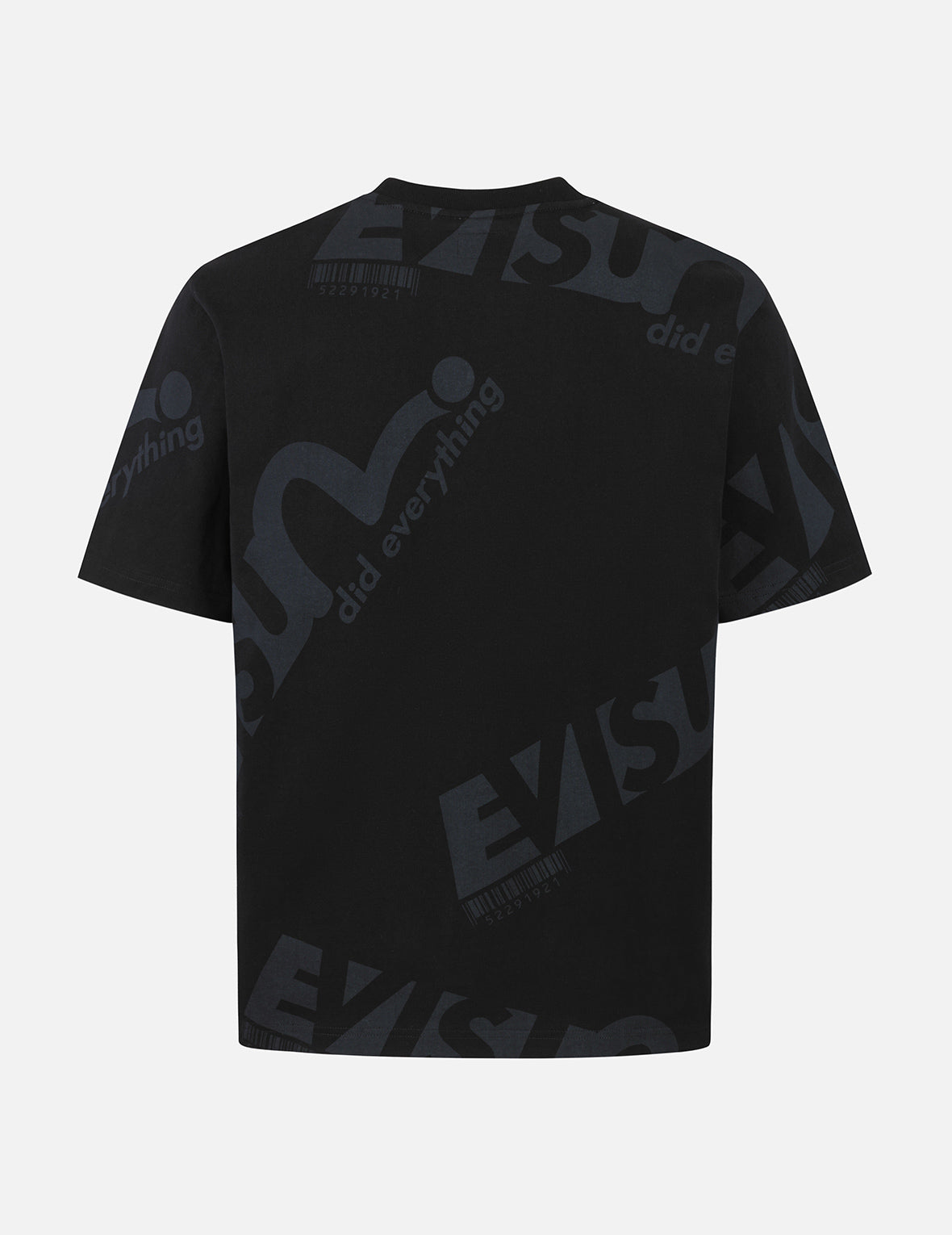 Allover Logo and Seagull Print Regular Fit T-Shirt