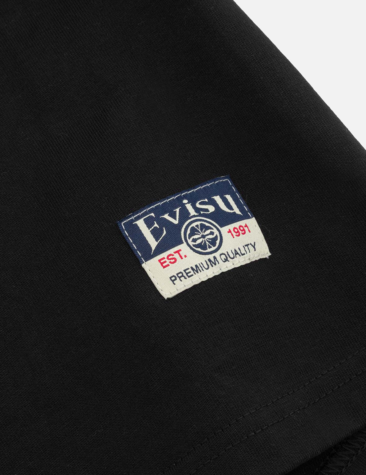 達摩壓花印花寬版T恤