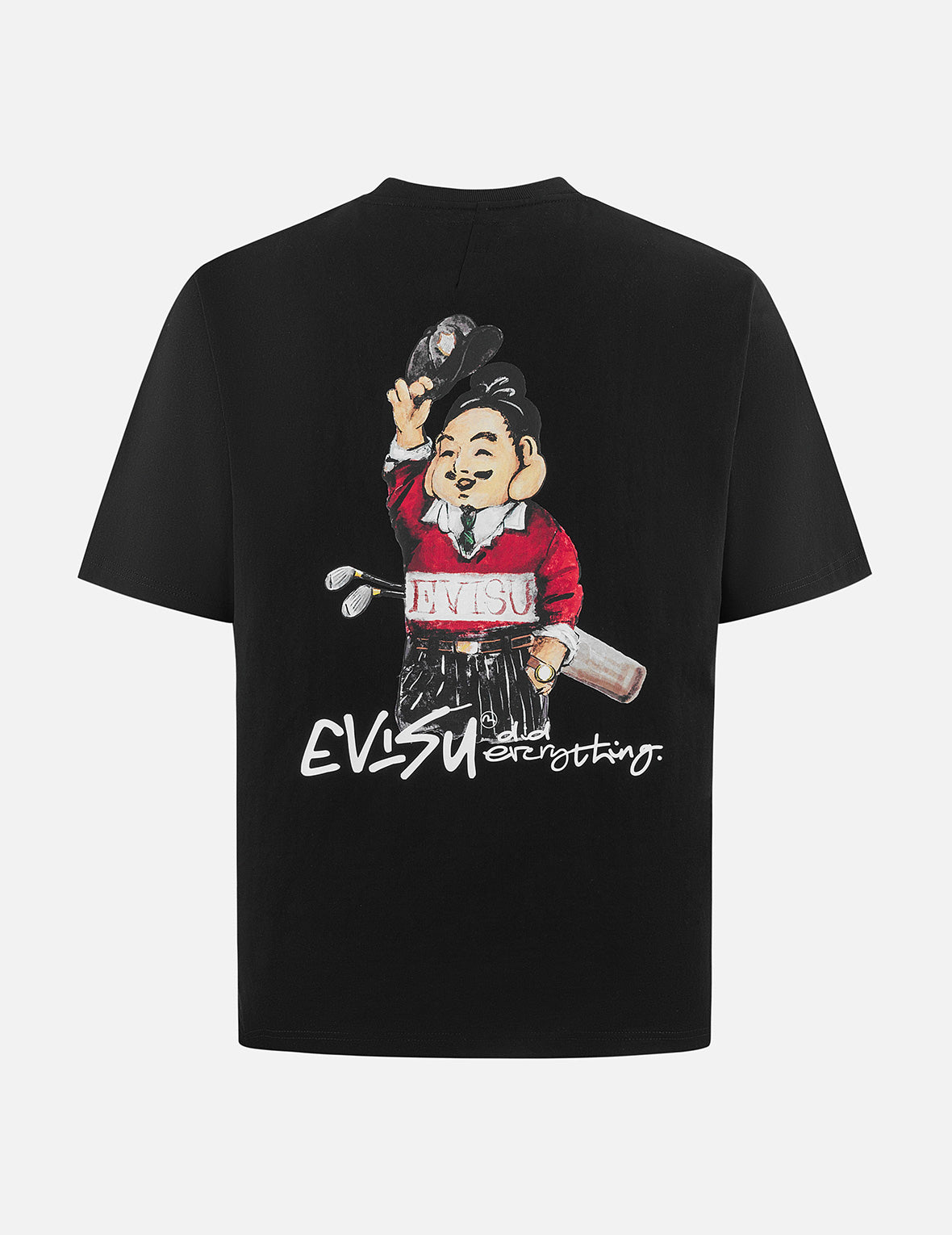 高爾夫球佛頭印花常規版型T恤