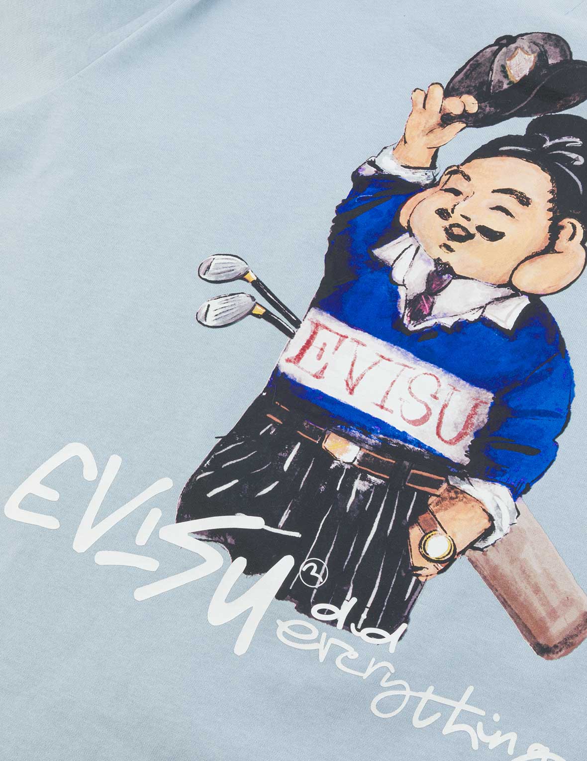 高爾夫球佛頭印花常規版型T恤