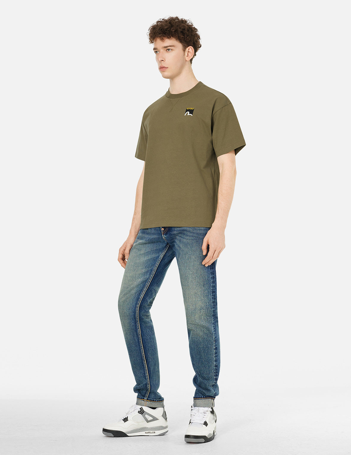 探險佛頭印花寬版休閒T恤