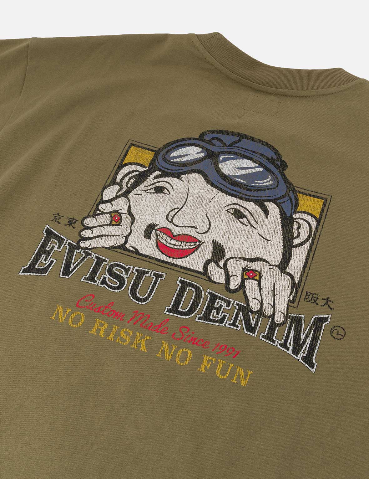 探險佛頭印花寬版休閒T恤