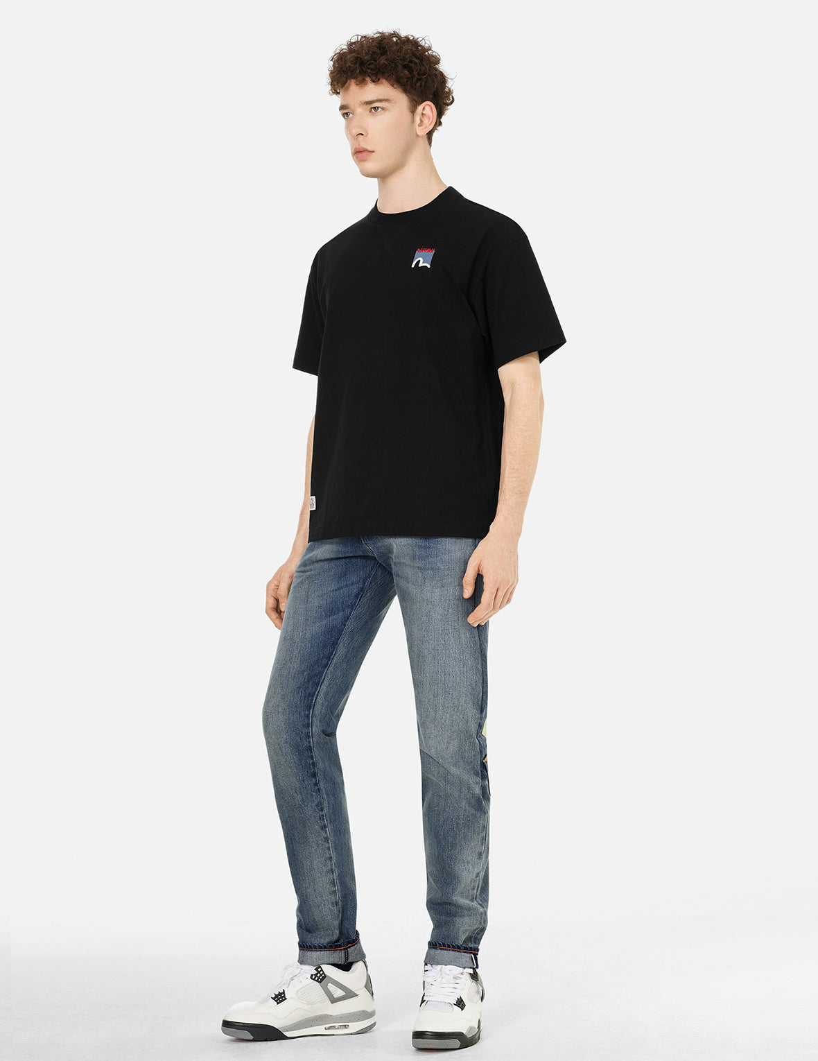 探險佛頭印花寬版休閒T恤