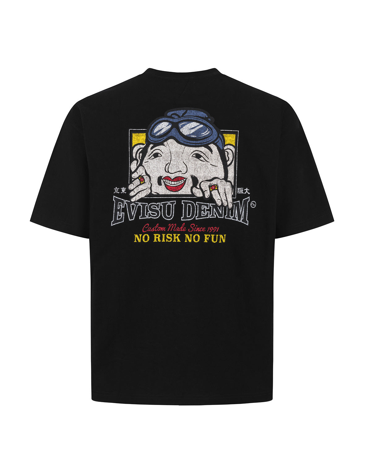 探險佛頭印花寬版休閒T恤