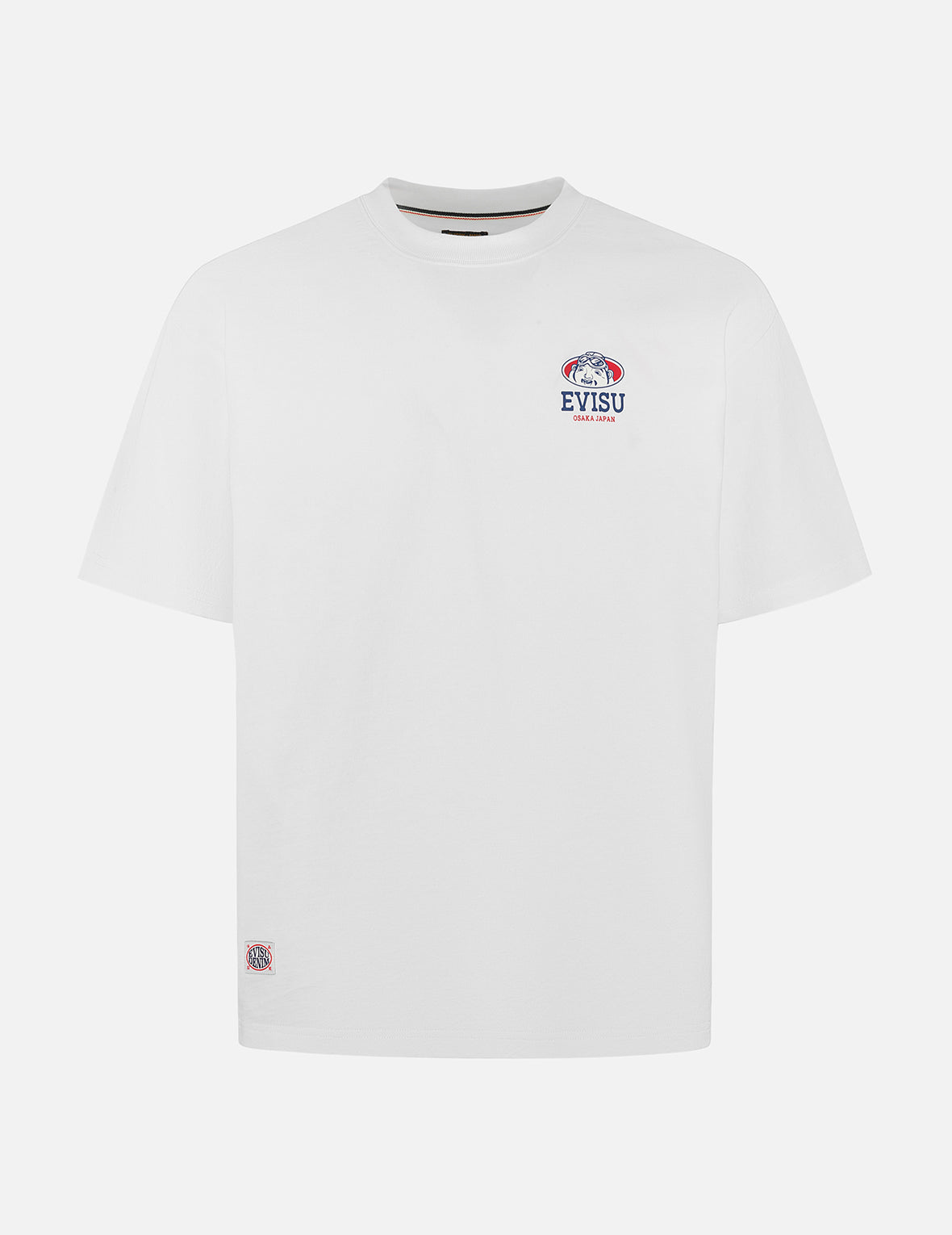 帆繩扭紋和大M船錨印花寬版休閒T恤