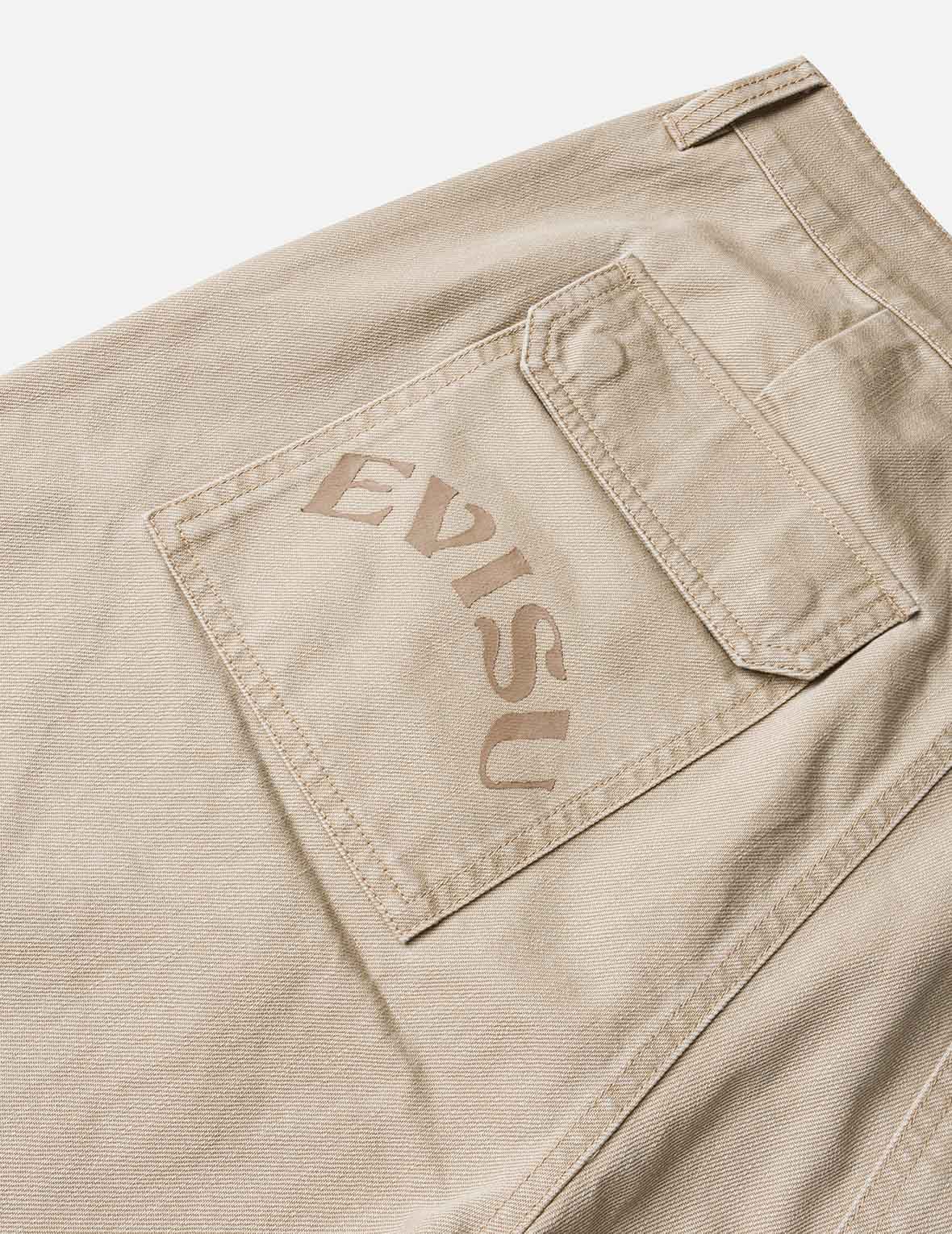 Back Flap Pockets Relax Fit Pants