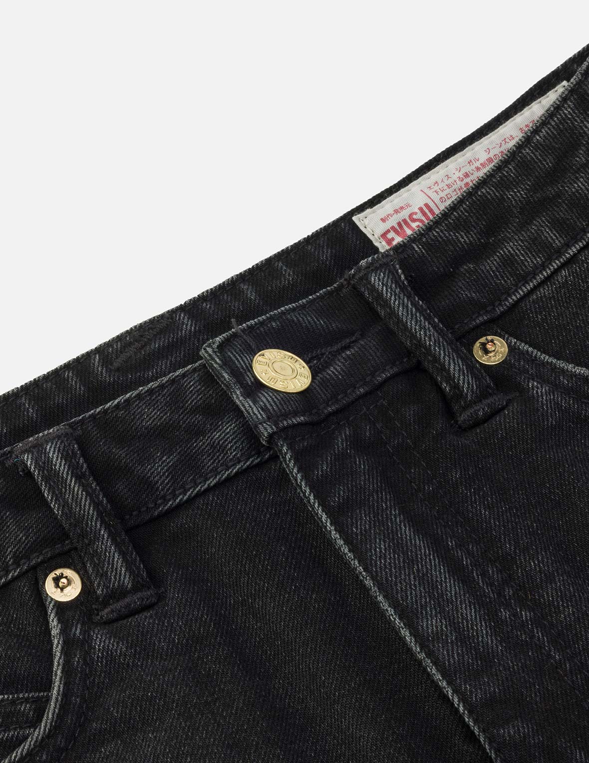 Knot Seagull Embroidery Loose Fit Denim Shorts