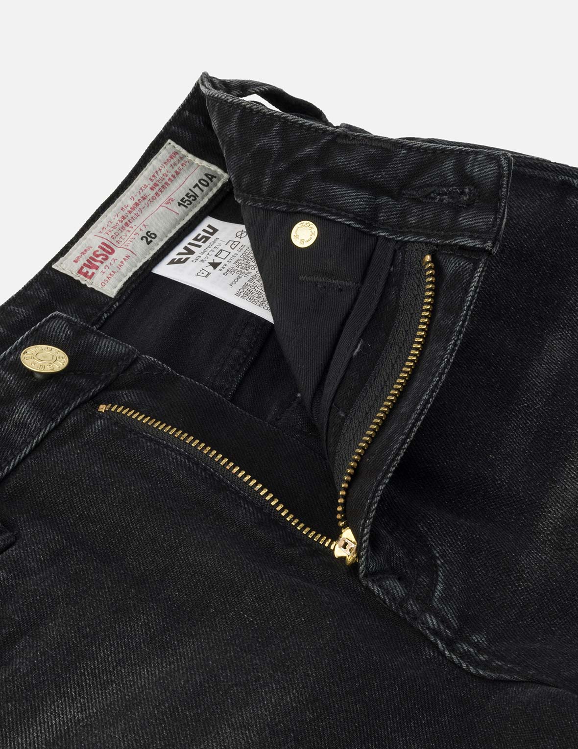 Knot Seagull Embroidery Loose Fit Denim Shorts