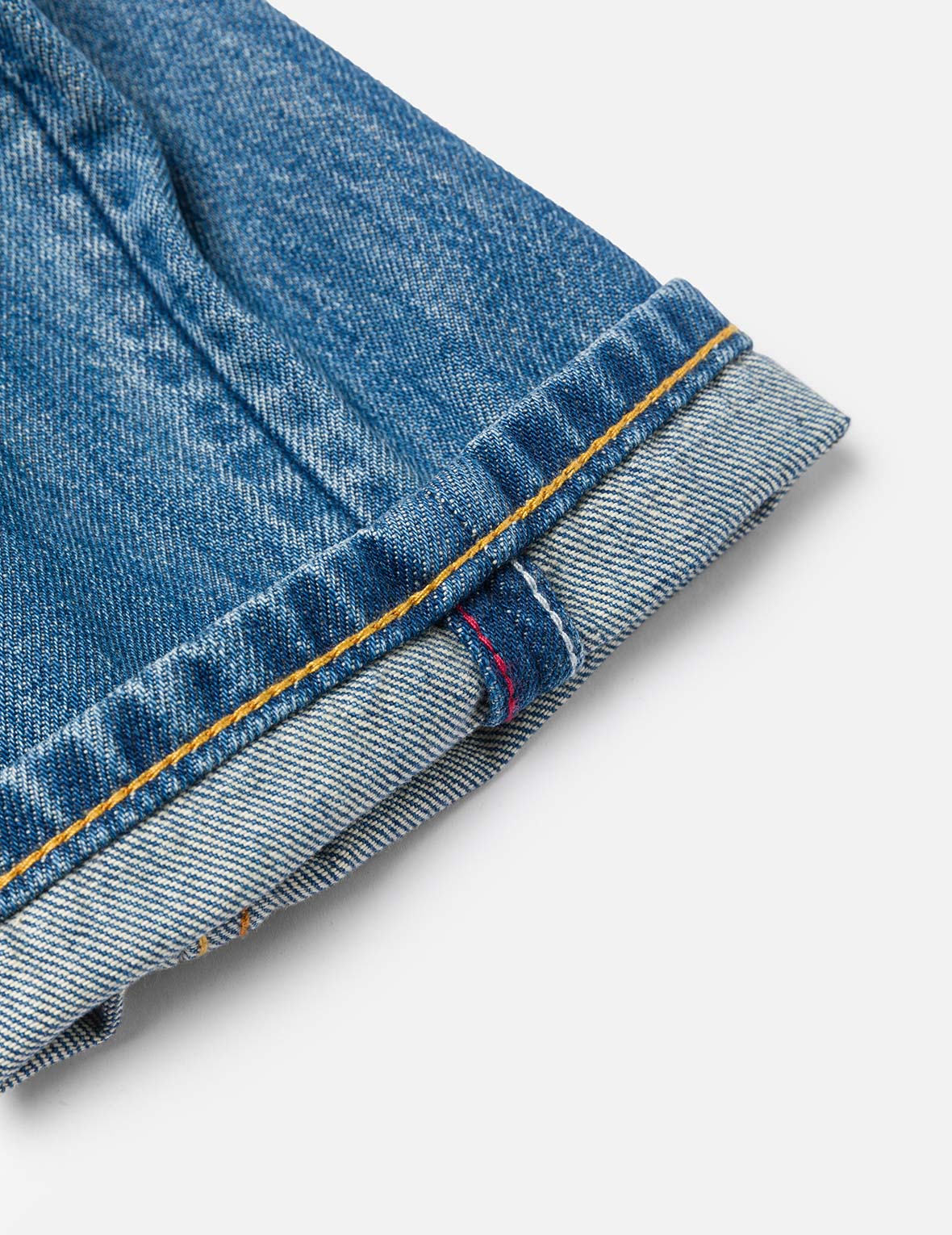 Washed Seagull Stud Straight Fit Jeans