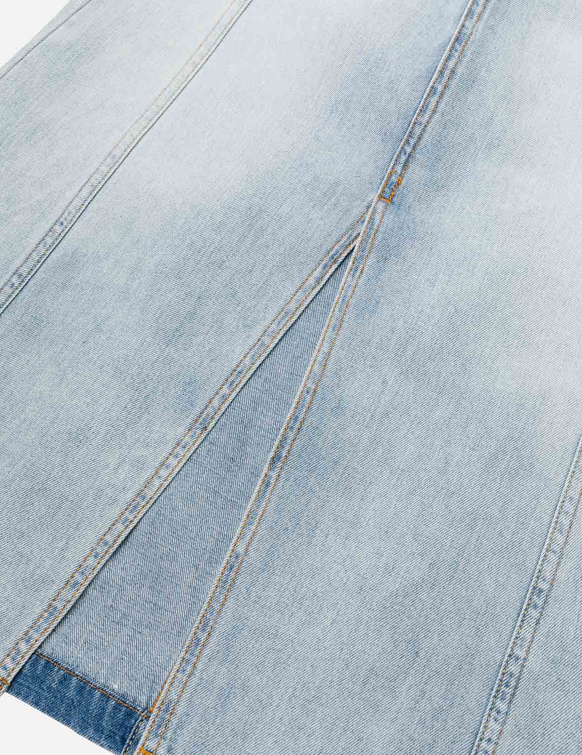 洗水解構海鷗時尚版型牛仔中裙