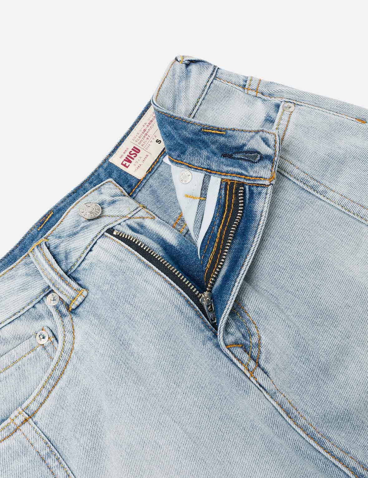 洗水解構海鷗時尚版型牛仔中裙