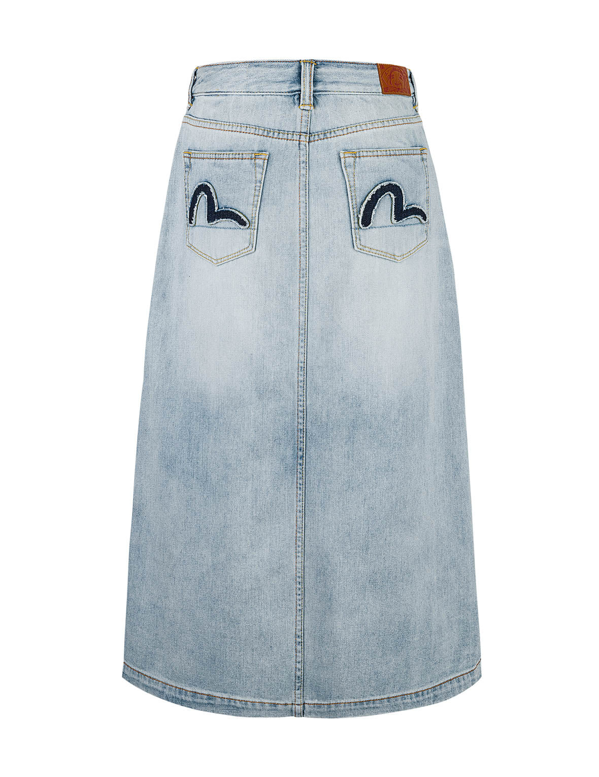 洗水解構海鷗時尚版型牛仔中裙