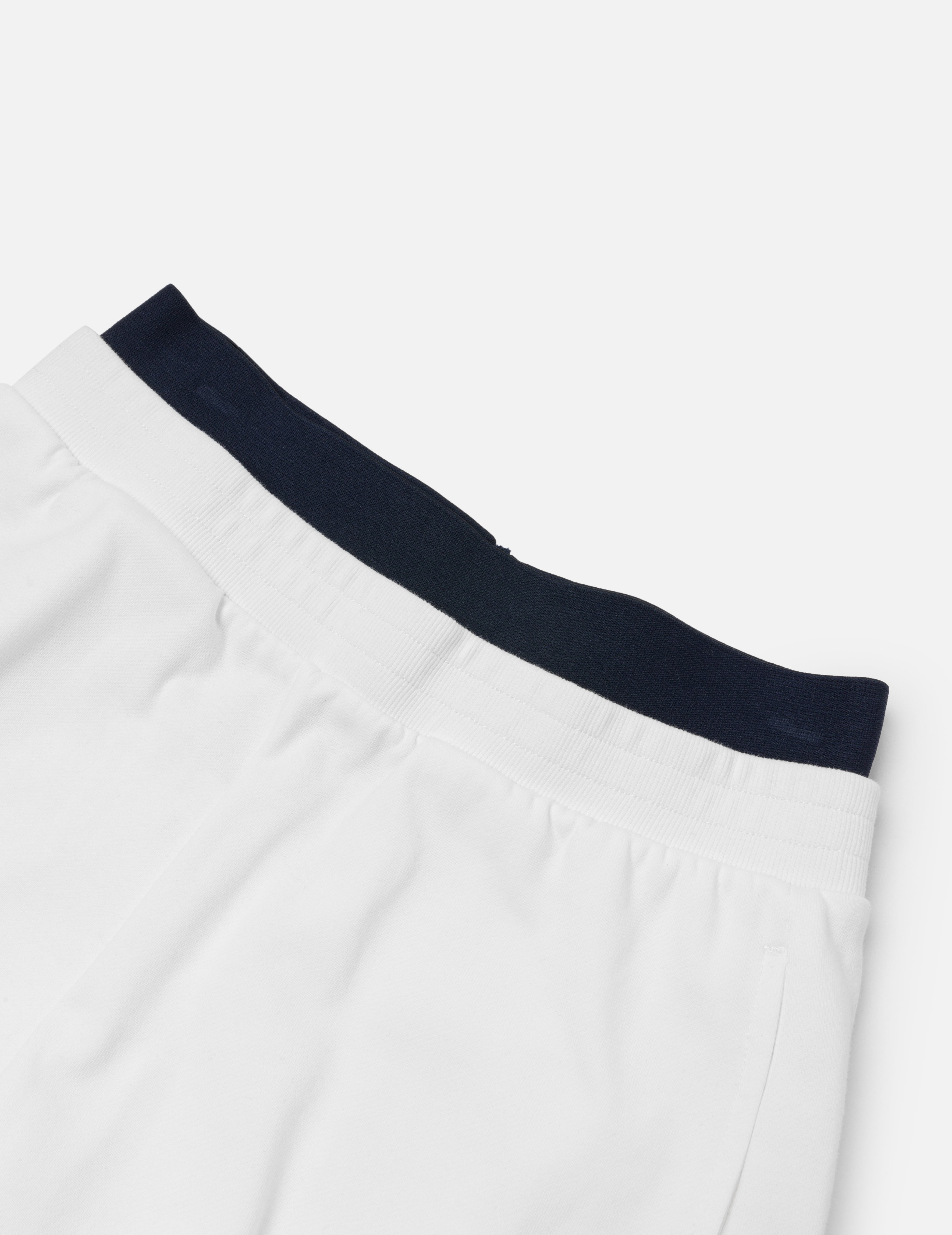 海鷗刺繡寬版運動短褲