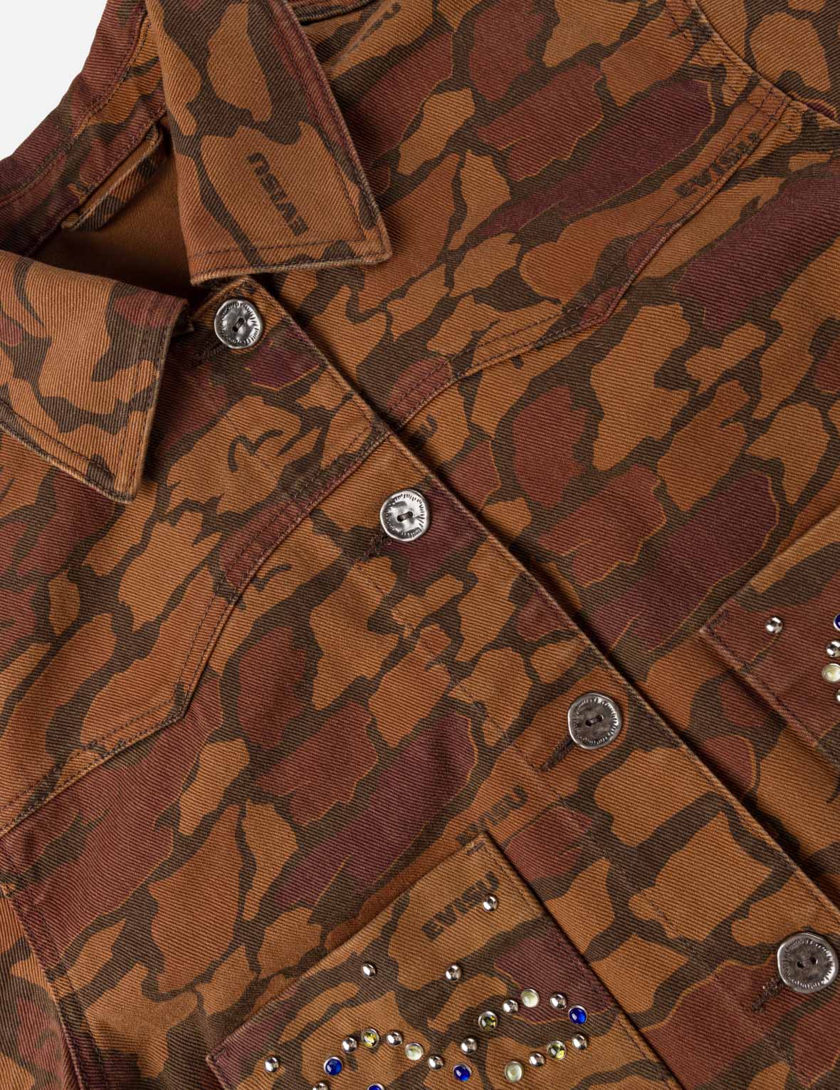Ishigaki Camouflage Denim Jacket