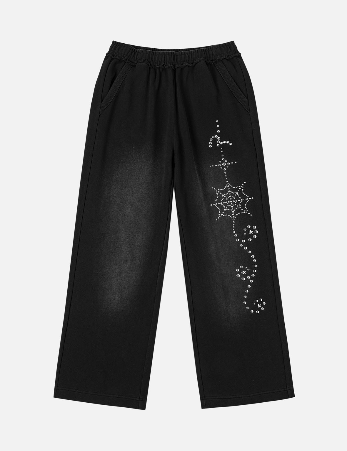 Graphic Rhinestones Sweatpants