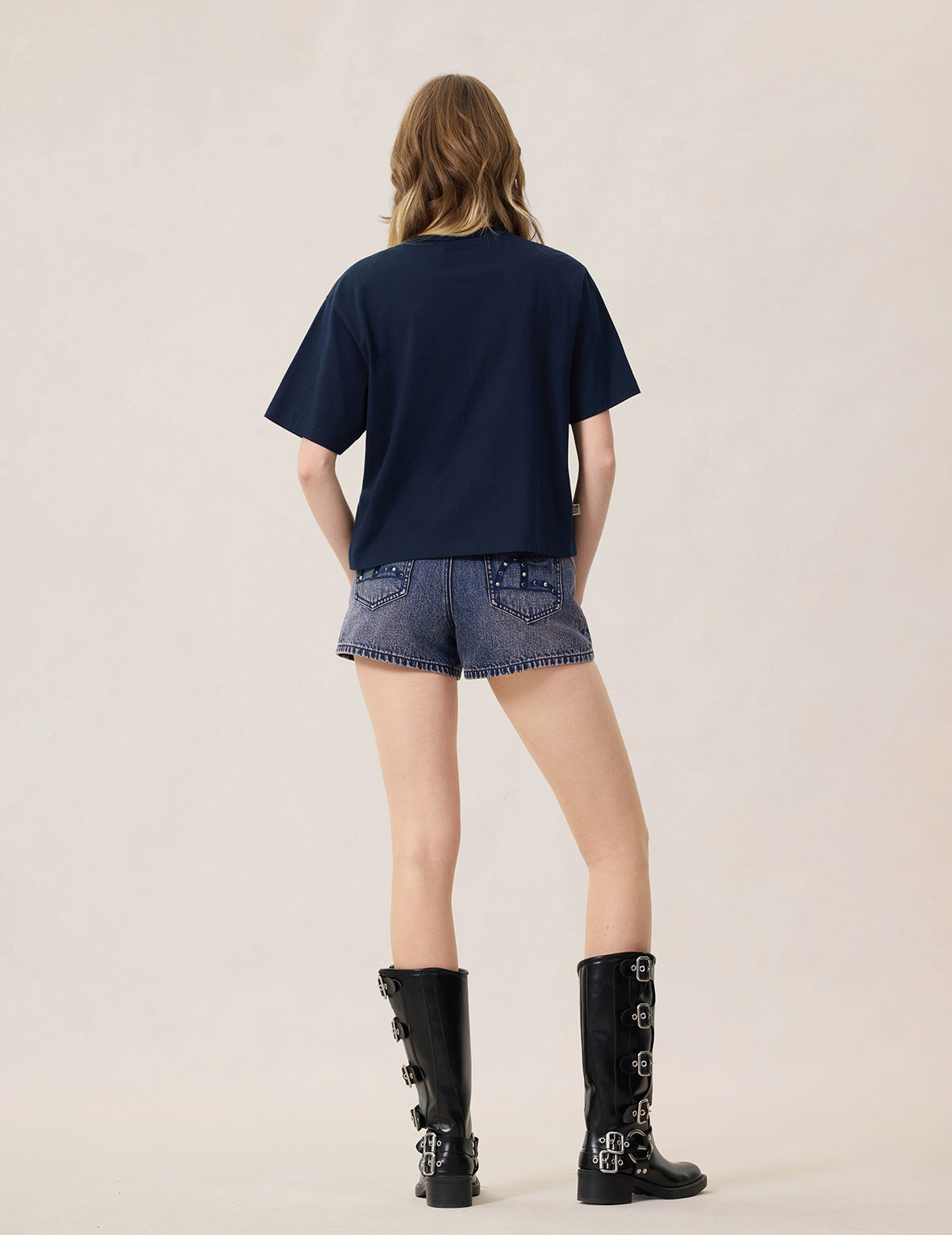Evisu Denim Appliqué T-Shirt